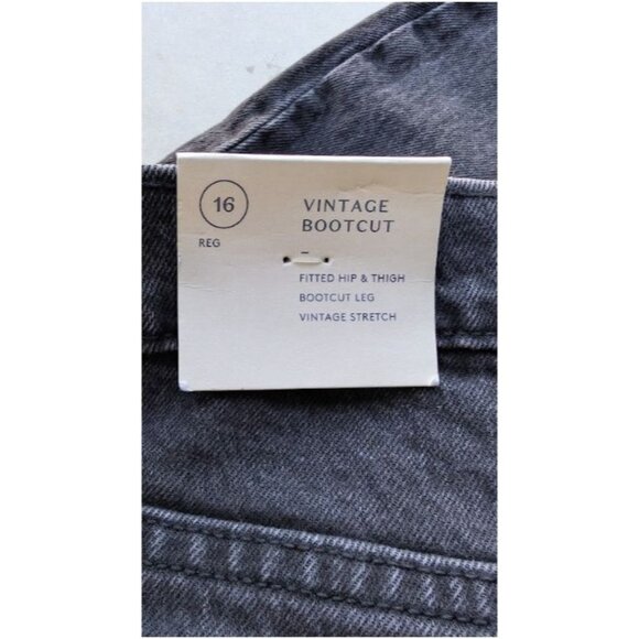 Universal Thread Women’s High-Rise Bootcut Jeans Black Size 16 Reg - Picture 6 of 7